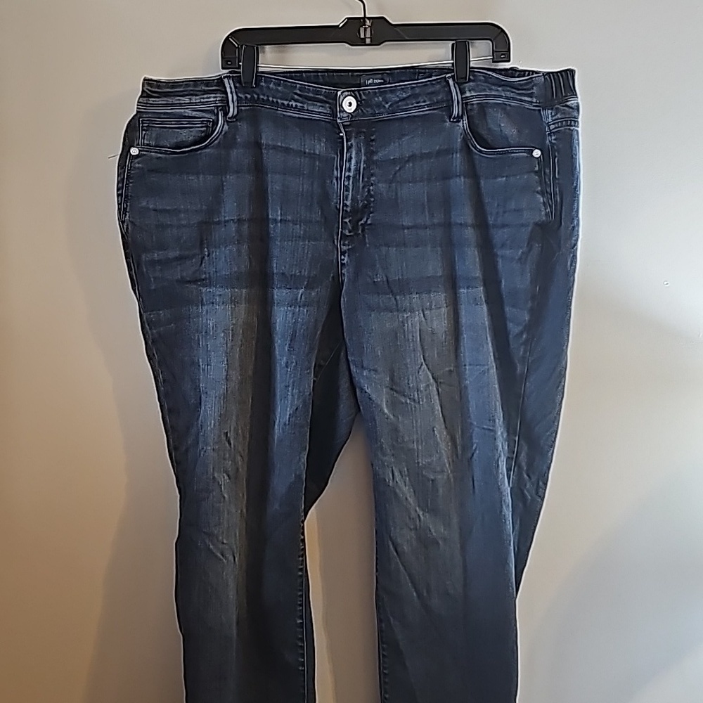 J. JILL DENIM authentic fit slim ankle jeans sz 25W WJ98